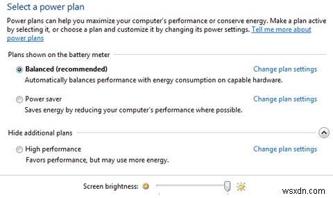 Windows7の電源オプションとスリープモードの説明 