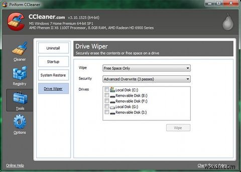 CCleanerで最高の状態で実行するようにシステムを最適化する 