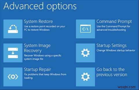 Windows回復環境とは何ですか？どのように機能しますか？ 