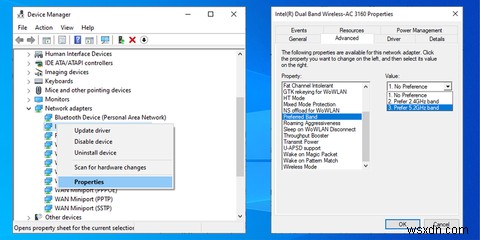 Windows10で2.4GHzから5GHzに切り替える方法 