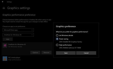 Windows10のアプリに優先するGPUを選択する方法 