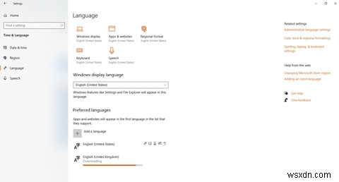 Windows10に言語パックをインストールする方法 