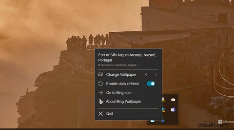 Bingsの背景写真をWindows10または11の壁紙として設定する方法 