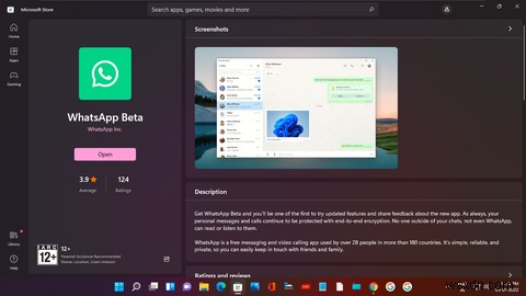 Windows10および11用のWhatsAppネイティブアプリをインストールして試す方法 