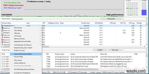 ProcessLassoを使用してCPUスレッドを制御する方法 