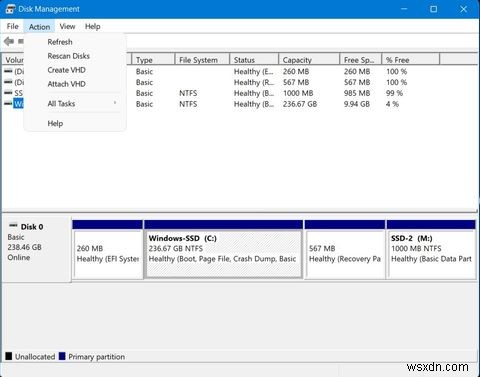 既存のWindowsハードドライブの仮想マシンクローンを作成する 