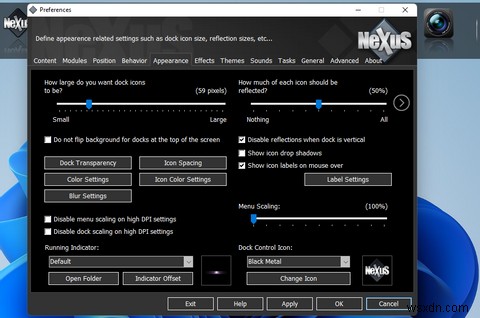 MacスタイルのドックをWindows10および11に追加する方法 