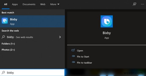 Samsung BixbyはWindowsで利用可能です：知っておくべきこと 