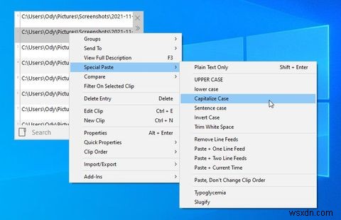 DittoでWindowsクリップボードを拡張する方法 