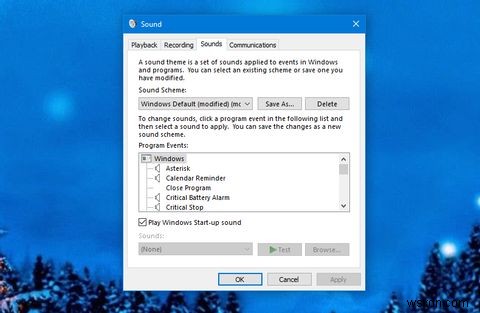 クリスマスのテーマをWindows10に追加する方法 