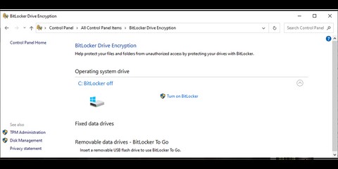 Windows10でBitLockersのステータスを確認する方法 