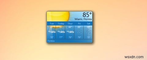 Windows用の7つの最高の天気ウィジェット 