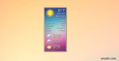 Windows用の7つの最高の天気ウィジェット 