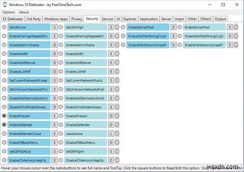 Windows Decrapifier＆Debloaterを使用してWindows10から綿毛を取り除きます 