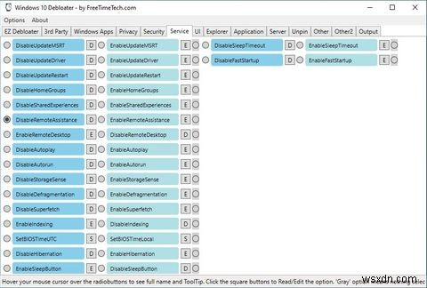 Windows Decrapifier＆Debloaterを使用してWindows10から綿毛を取り除きます 