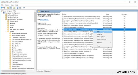 Windows10で欠落しているスリープオプションを復元する方法 