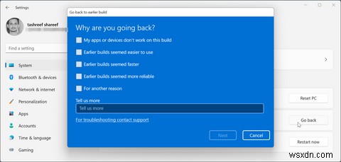 Windows11からWindows10にダウングレードする方法 