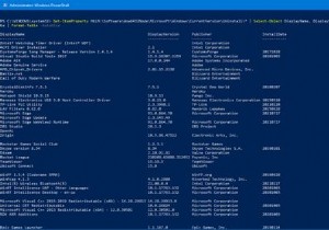Windowsにインストールされているすべてのプログラムのリストを取得する方法：5つの方法 