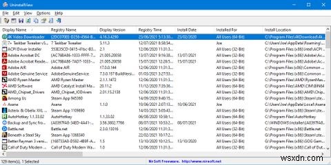 Windowsにインストールされているすべてのプログラムのリストを取得する方法：5つの方法 