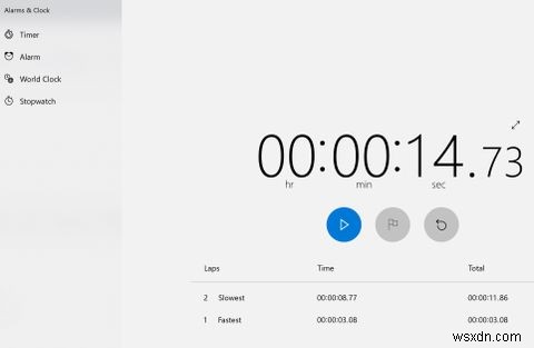 Windows10で目覚まし時計と世界時計アプリを使用する方法 