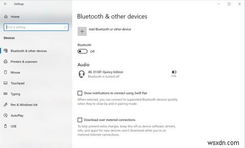 Windows10でBluetoothをオフにする方法 