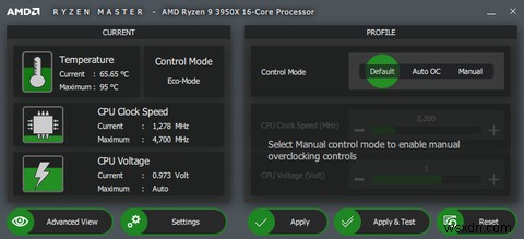 Ryzenマスターを使用してWindowsPCをオーバークロックおよび監視する方法 