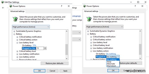 表示されないときにWindows10のバッテリー残量低下通知を修正する5つの方法 