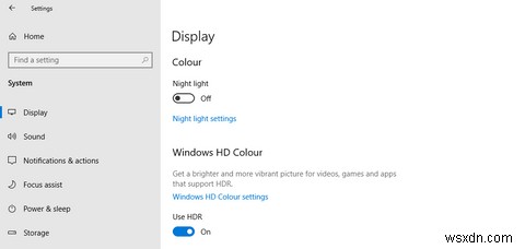 Windows10でHDRモードを有効にする方法 