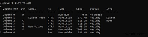 DiskPartを使用してハードドライブをパーティション分割する方法 