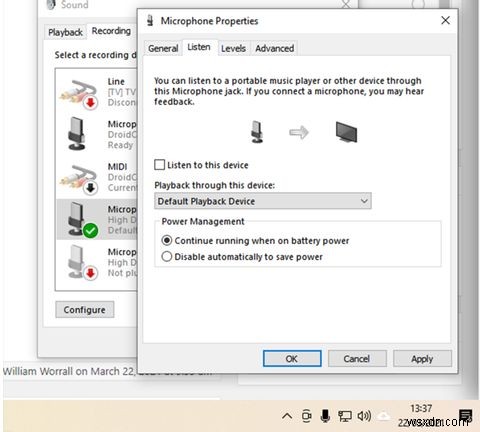 Windows10でマイクの音声フィードバックループを修正する方法 