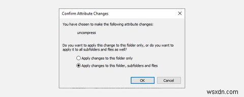 Windows10でファイル圧縮を無効にする方法 