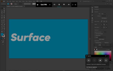 SurfaceProタブレットでスクリーンショットを撮る方法 