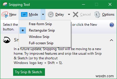 スクリーンショットにWindowsSnippingToolを使用する方法 