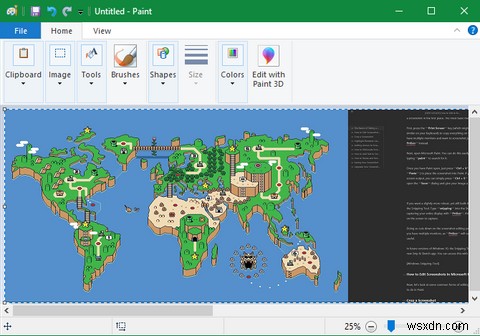 MSペイントを使用してスクリーンショットを編集および強化する方法 