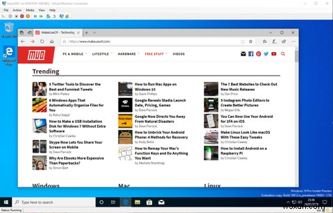 Windows10Hyper-Vを使用して仮想マシンを作成する方法 