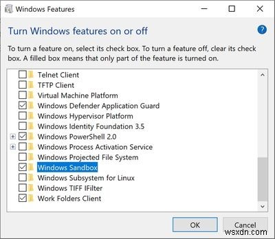 Windows10でWindowsサンドボックスを設定する方法 