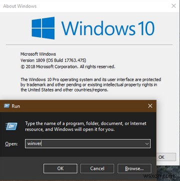 お使いのWindows10のバージョンを確認する方法 