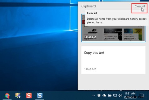 新しいWindows10クリップボード：コピー貼り付けに必要なものすべて 