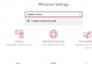 Windows10を工場出荷時にリセットする方法またはシステムの復元を使用する方法 