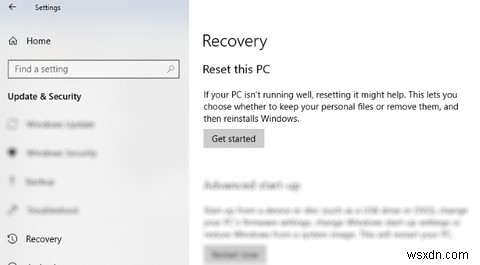 Windows10を工場出荷時にリセットする方法またはシステムの復元を使用する方法 