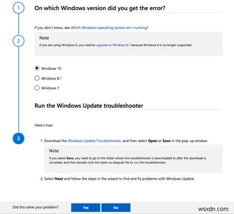 WindowsUpdateのトラブルシューティングの使用方法 