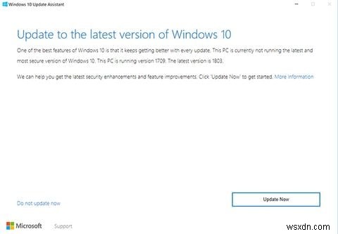 Windows 10 April2018Updateを手動でダウンロードする方法 