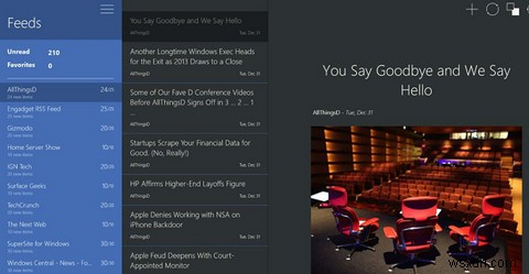 Windowsストアの7つの最高のRSSリーダー 