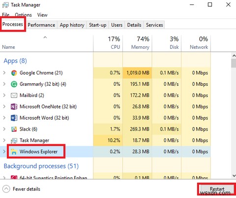 Windows10でWindowsエクスプローラーがクラッシュした場合の対処方法 