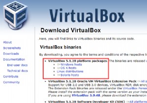 VirtualBoxの使用方法：ユーザーガイド 