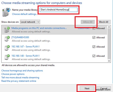 VLCを使用してWindowsMediaをAndroidデバイスにキャストする方法 