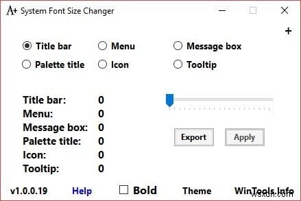 Windows10Creatorの更新後にシステムフォントのサイズを変更する方法 