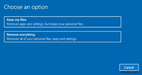 Windows 10をリセットまたは更新する1つの理由：混乱 