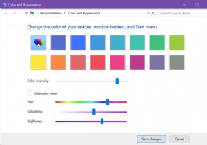 Windows10でタスクバーとタイトルバーのカスタムカラーを設定する方法 