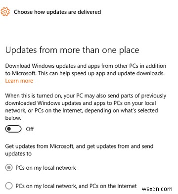 Microsoftがファイル共有にPCを使用するのをやめる 